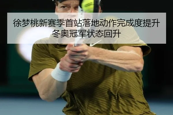 徐梦桃新赛季首站落地动作完成度提升冬奥冠军状态回升